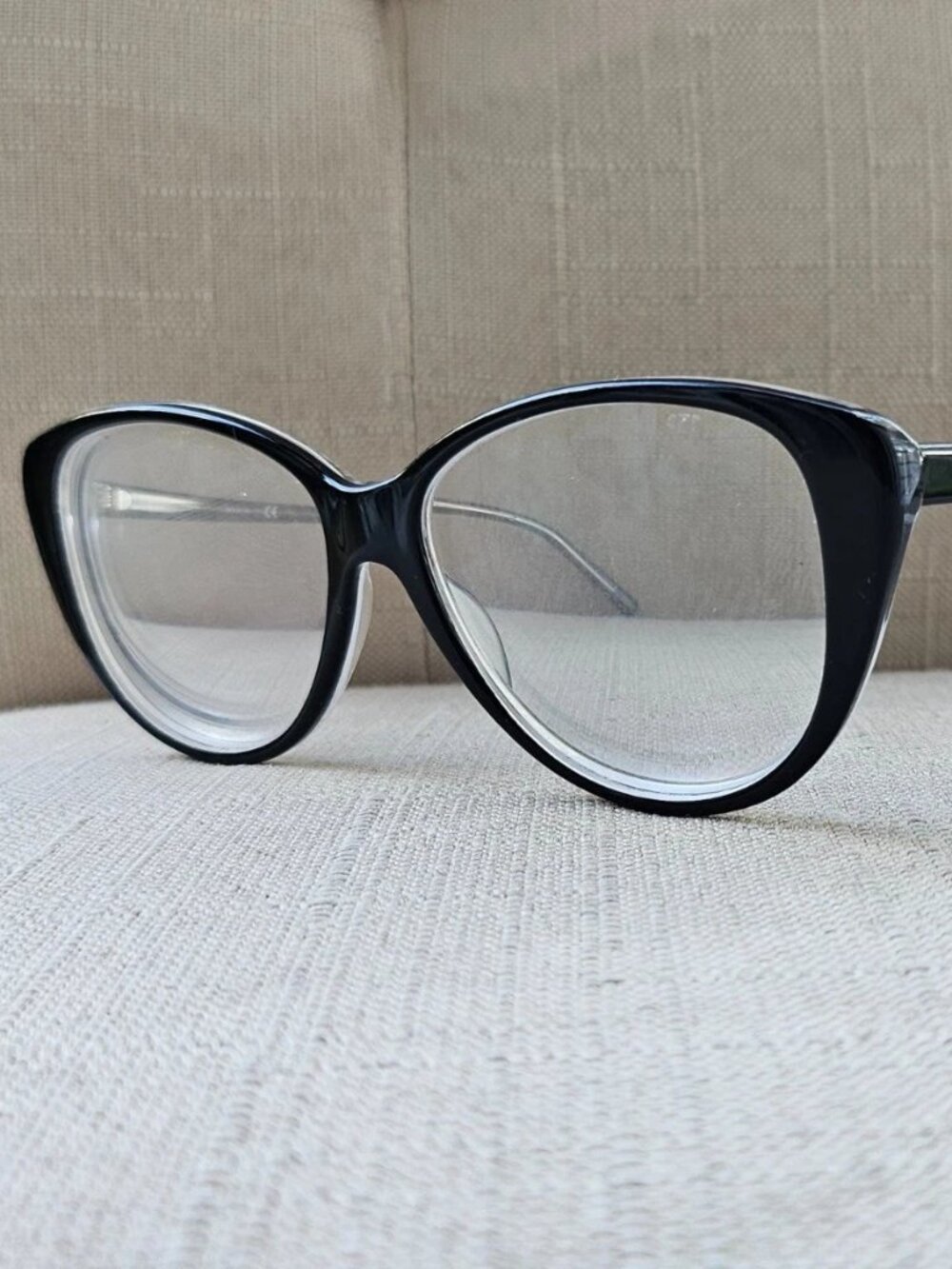 Women Eyelgasses Frame Black Tone Eyewear Glasses Frame only